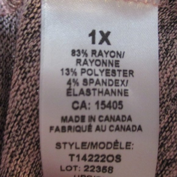 Cowl Neck Shark bit Bottom Mid Sleeve Top - Picture 3 of 8